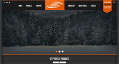 Desktop Screenshot of deepfreezefishing.com